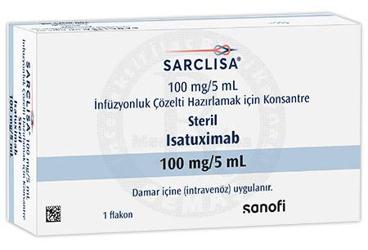 SARCLISA 100 mg / 5 ml infüzyonluk çözelti hazırlamak için konsantre kutu görseli