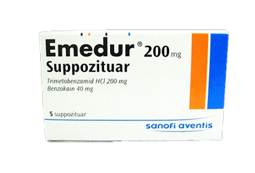 EMEDUR 200 mg 5 supozituar {Sanofi} kutu görseli