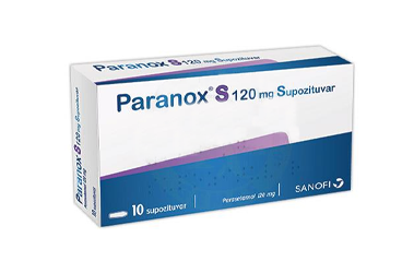PARANOX S 120 mg 10 supozituar kutu görseli
