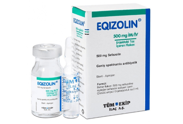 EQIZOLIN- IM/IV 500 mg 1 flakon kutu görseli