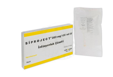 SIPROJECT 200 mg / 100 ml IV infüzyonluk çözelti kutu görseli