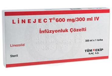 LINEJECT 600 mg/300 ml IV infüzyonluk çözelti (1 adet) kutu görseli