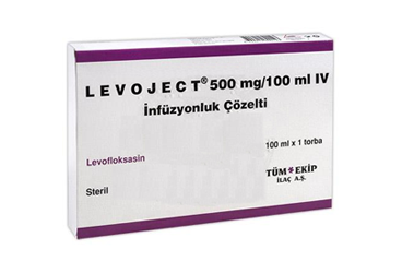 LEVOJECT 500 mg/100 ml IV infüzyon çözelti 1 torba kutu görseli
