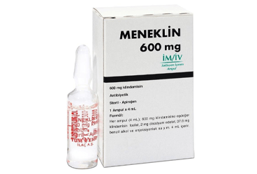 MENEKLIN 600 mg 1 ampül kutu görseli