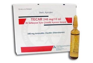 TECAR 240 mg/10 ml IV infüzyon çözeltisi içeren 6 ampül { Tum Ekip } kutu görseli