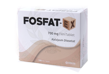 FOSFAT-EX 700 mg 100 film tablet kutu görseli