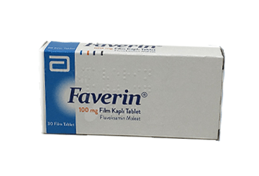 FAVERIN 100 mg 30 tablet kutu görseli