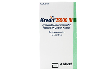 KREON kapsül 25000 300 mg 100 kapsül kutu görseli