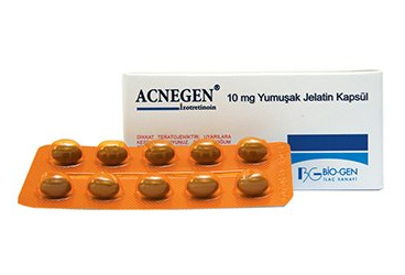 ACNEGEN 10 mg 30 yumuşak jelatin kapsül kutu görseli