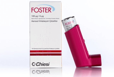 FOSTER aerosol inhilasyon çözeltisi 100 mcg/ 6 mcg 120 doz kutu görseli