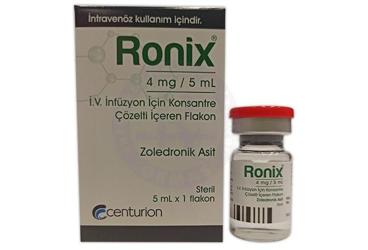 RONIX 4 mg/5 ml IV infüzyon için konsantre çözelti içeren 1 flakon kutu görseli