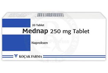 MEDNAP 250 mg 20 tablet kutu görseli