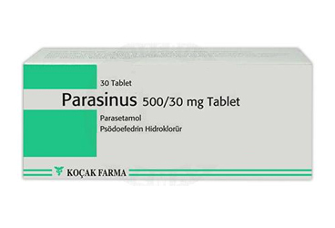 PARASINUS 30 tablet kutu görseli