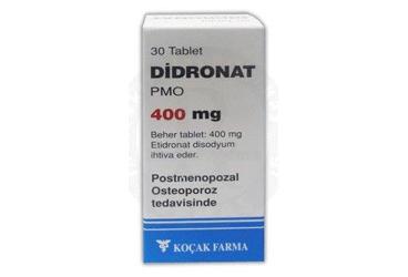 DIDRONAT PMO 400 mg 30 tablet kutu görseli