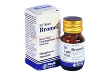 BROMEK 8 mg 50 tablet {8699828010531} kutu görseli