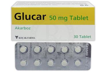 GLUCAR 50 mg 30 tablet kutu görseli