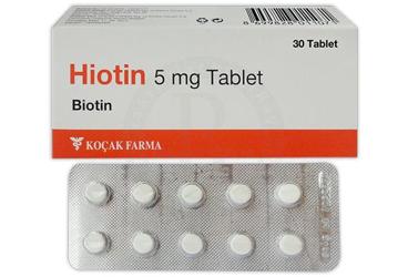 HIOTIN 5 mg 30 tablet kutu görseli