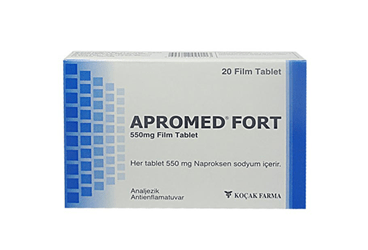 APROMED FORT 550 mg 10 film tablet kutu görseli