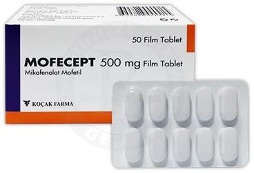 MOFECEPT 500 mg 50 film tablet kutu görseli