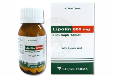 LIPOLIN 600 mg 30 film tablet kutu görseli