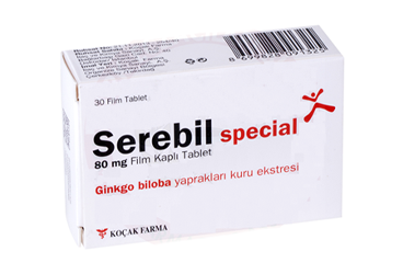 SEREBIL SPECIAL 80 mg 30 film kaplı tablet kutu görseli