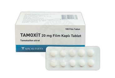 TAMOXIT 20 mg film kaplı tablet (100 tablet) kutu görseli
