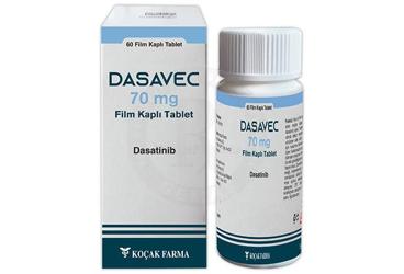 DASAVEC 70 mg film kaplı tablet (60 tablet) kutu görseli