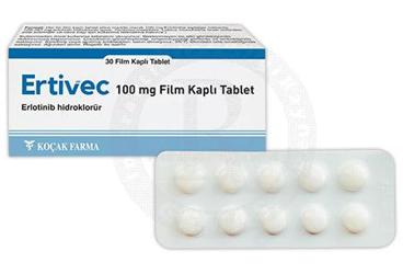 ERTIVEC 100 mg film kaplı tablet (30 tablet) kutu görseli