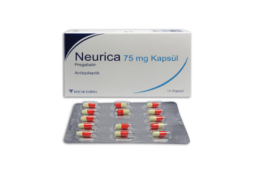 NEURICA 75 mg 14 kapsül kutu görseli
