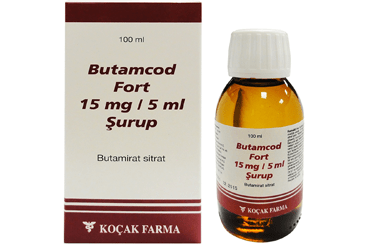 BUTAMCOD FORT 15 mg/5 ml şurup 200 ml kutu görseli