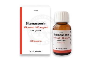 SIGMASPORIN MICROORAL 100 mg/ml oral çözelti 50 ml kutu görseli