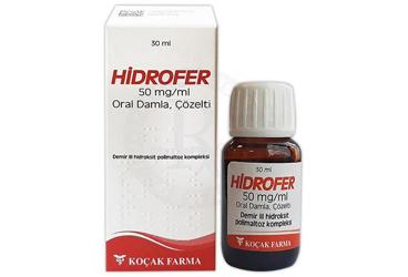 HIDROFER 50 mg/ ml oral damla. çözelti (30 ml) kutu görseli