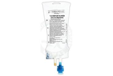 %3 Sodyum Klorür çözeltisi 250 ml (setsiz-MEDIFLEKS) kutu görseli