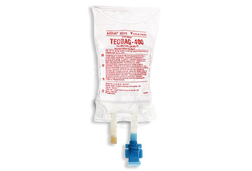 TEOBAG 400 enjektabl çözelti 500 ml (MEDIFLEKS setli) kutu görseli