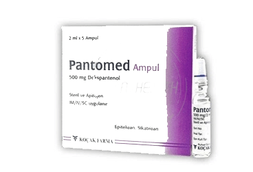 PANTOMED 2 ml 500 mg 5 ampül kutu görseli