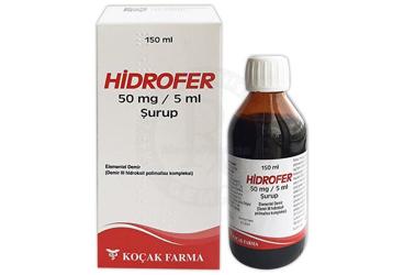 HIDROFER 50 mg/5 ml şurup (150 ml) kutu görseli