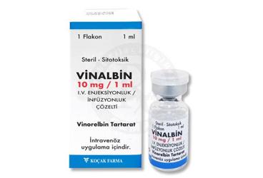 VINALBIN 10 mg/1 ml I.V enjeksiyonluk/infüzyonluk çözelti kutu görseli