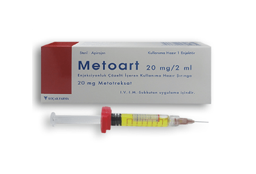 METOART 20 mg/2 ml enj. çöz. içeren kullanıma hazır şırınga kutu görseli