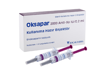OKSAPAR 2000 ANTI-XA IU/0.2 ml kull.hazır enjektör kutu görseli