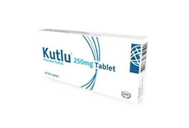 KUTLU 250 mg 10 film kaplı tablet kutu görseli