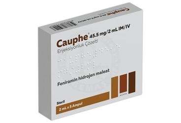CAUPHE 45.5 mg/2 ml IM/IV enj. çöz. içeren ampül kutu görseli
