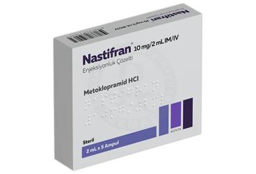 NASTIFRAN 10 mg/2 ml IM/IV enj. çöz. içeren ampül kutu görseli