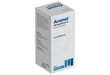 ACOMET 500/100 ml IV inf. için çöz. içeren 1 flakon kutu görseli