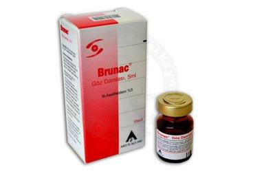 BRUNAC % 5 5 ml steril göz damlası {Arz} kutu görseli