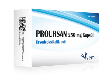 PROURSAN 250 mg 100 kapsül kutu görseli