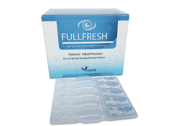 FULLFRESH tek dozluk göz damlası 30 flakon kutu görseli