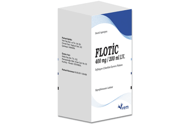 FLOTIC 400 mg/200 ml IV inf.çöz.içeren flakon kutu görseli