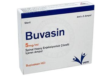 BUSTESIN %0.5 SPINAL HEAVY enj.çöz. içeren 5x4 ml ampül/kutu kutu görseli