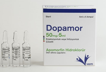DOPAMOR 50mg/5 ml enj. veya inf. çözelti içeren ampül (5 ampül) kutu görseli