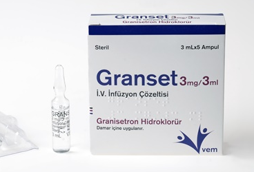 GRANSET 3 mg/3 ml IV infüzyon için çözelti içeren 5 ampül kutu görseli